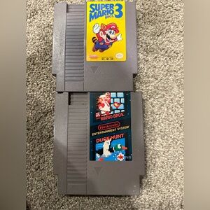 Nintendo NES Game Cartridge Super Mario Bros. & Duck Hunt super mario 3